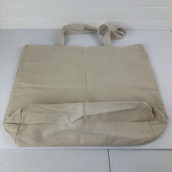 ABLE Nashville Canvas Tote Bag Shopping Natural Cream Colorful Logo TN - Picture 7 of 9